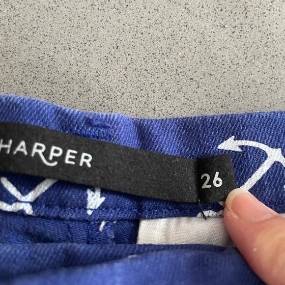 Harper nautical anchor novelty print shorts - Picture 6 of 7